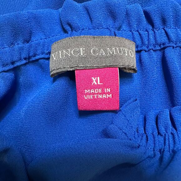 Vince Camuto Beautiful Bright Blue Sleeveless Tunic Size XL - Picture 4 of 5